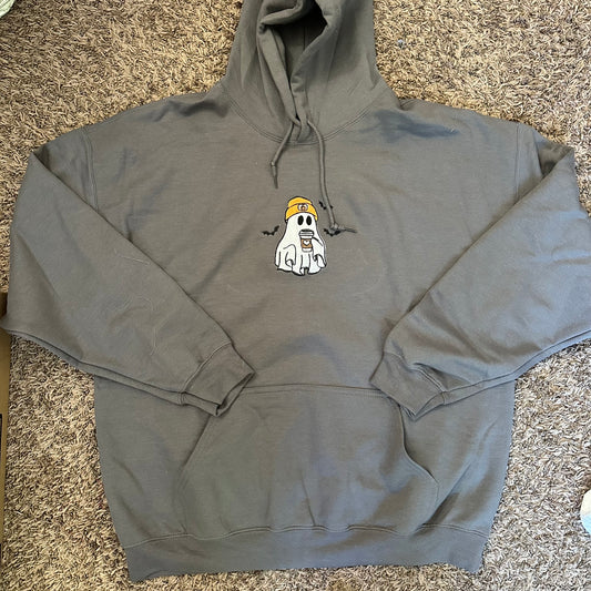 Coffee Ghost Hoodie - Size XL - Flawed