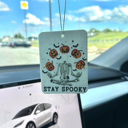 Stay Spooky Car Air Freshener
