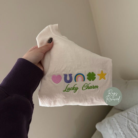 Lucky Charm Boxy Crop Tee