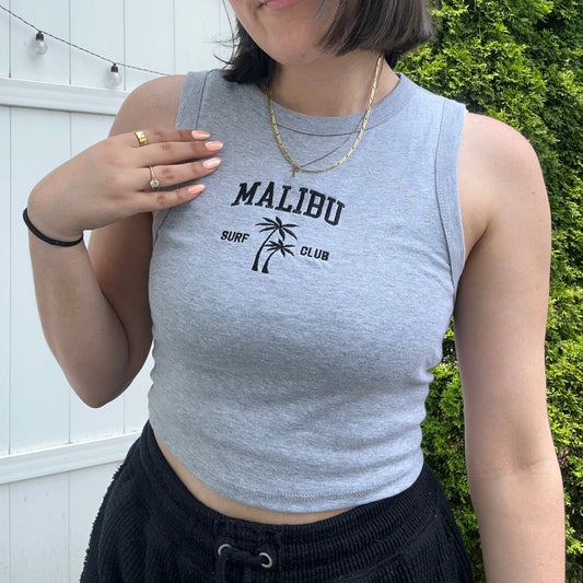 Embroidered Surf Club Tank Top