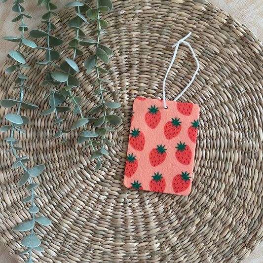 Strawberry Car Air Freshener