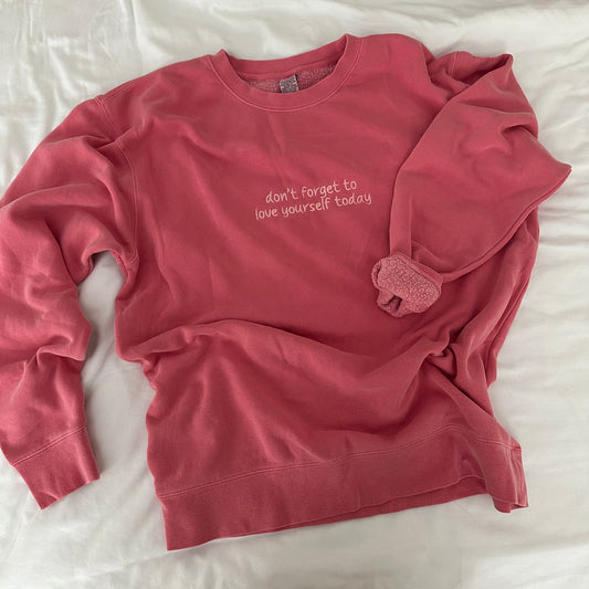 Love Yourself Today Sweatshirt