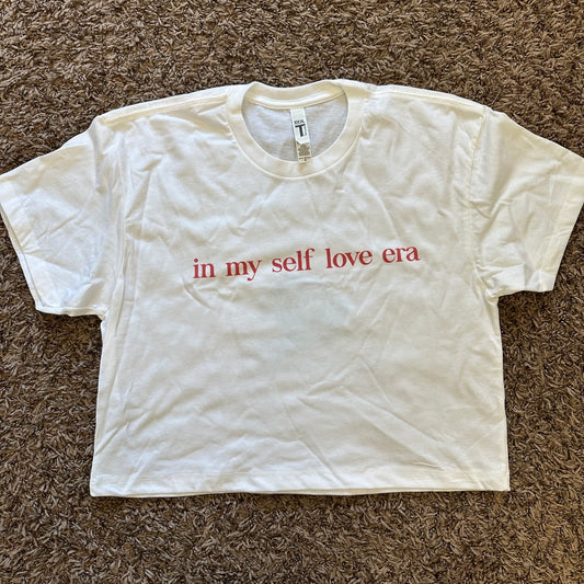 Self Love Era Baby Tee - S - Flawed