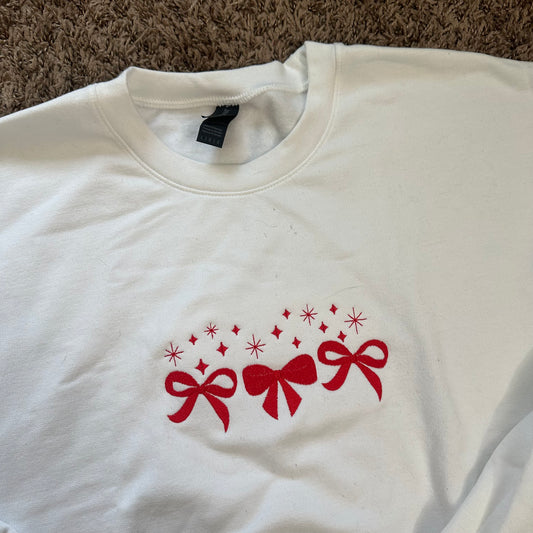 Bows Sweatshirt - Size L - No flaws