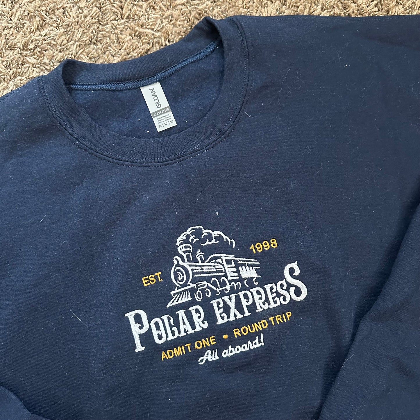 Polar Express Sweatshirt - Size XL - No flaws