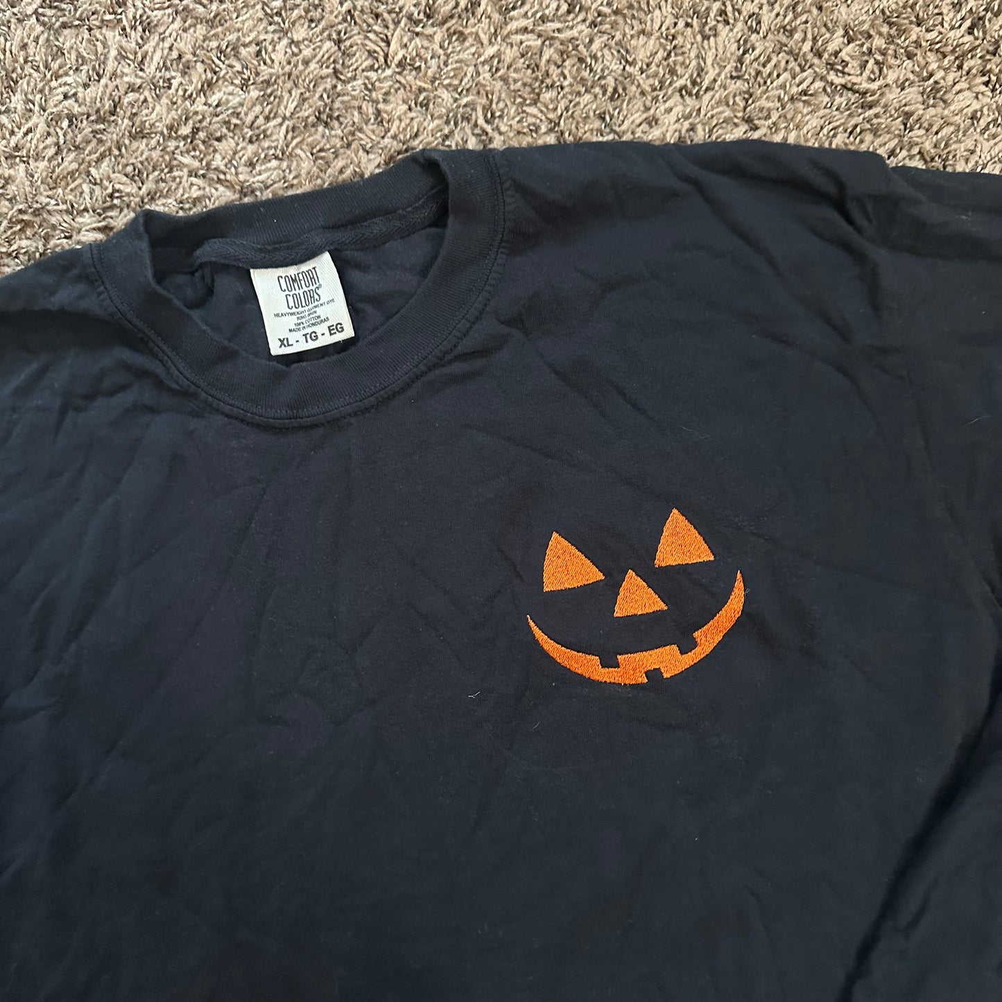 Jack O Lantern Long Sleeve Tee - Size XL - No flaws