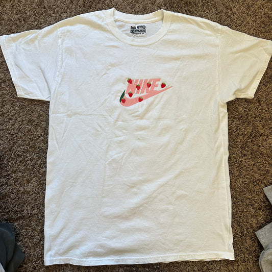 Strawberry Tee - Size XL - Flawed