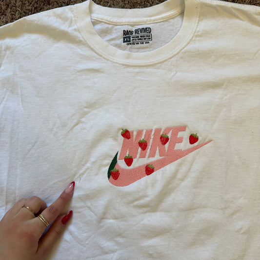 Strawberry Tee - Size XL - Flawed