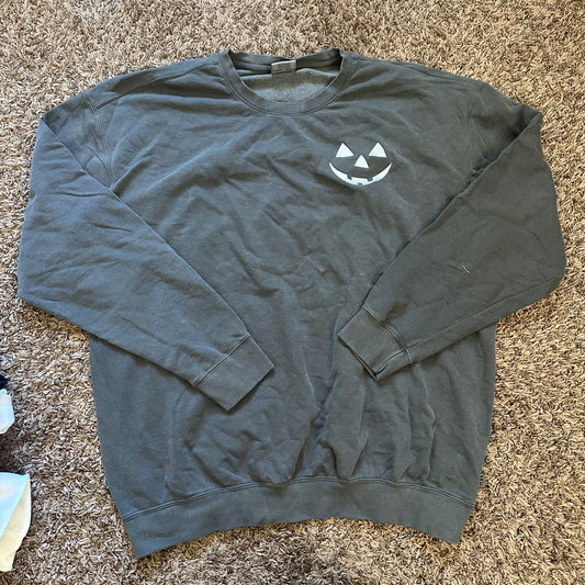 Jack O Lantern Sweatshirt - Size XL - No Flaws