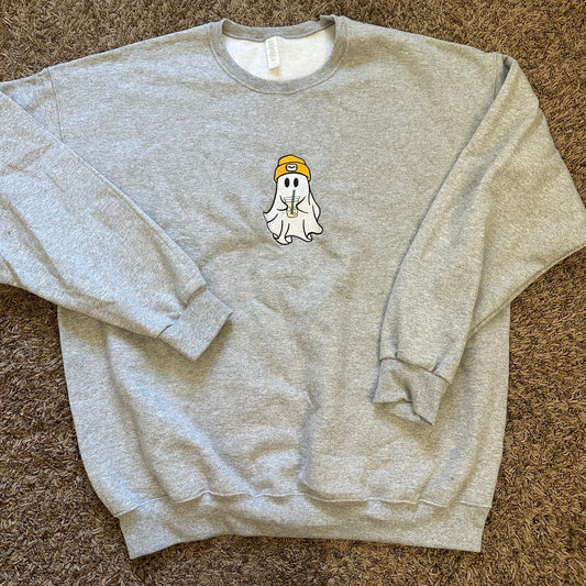 Coffee Ghost Sweatshirt - Size 2XL - Flawed