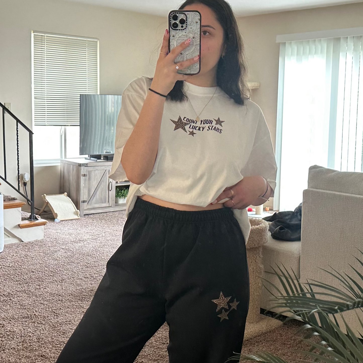 Leopard Stars Sweatpants