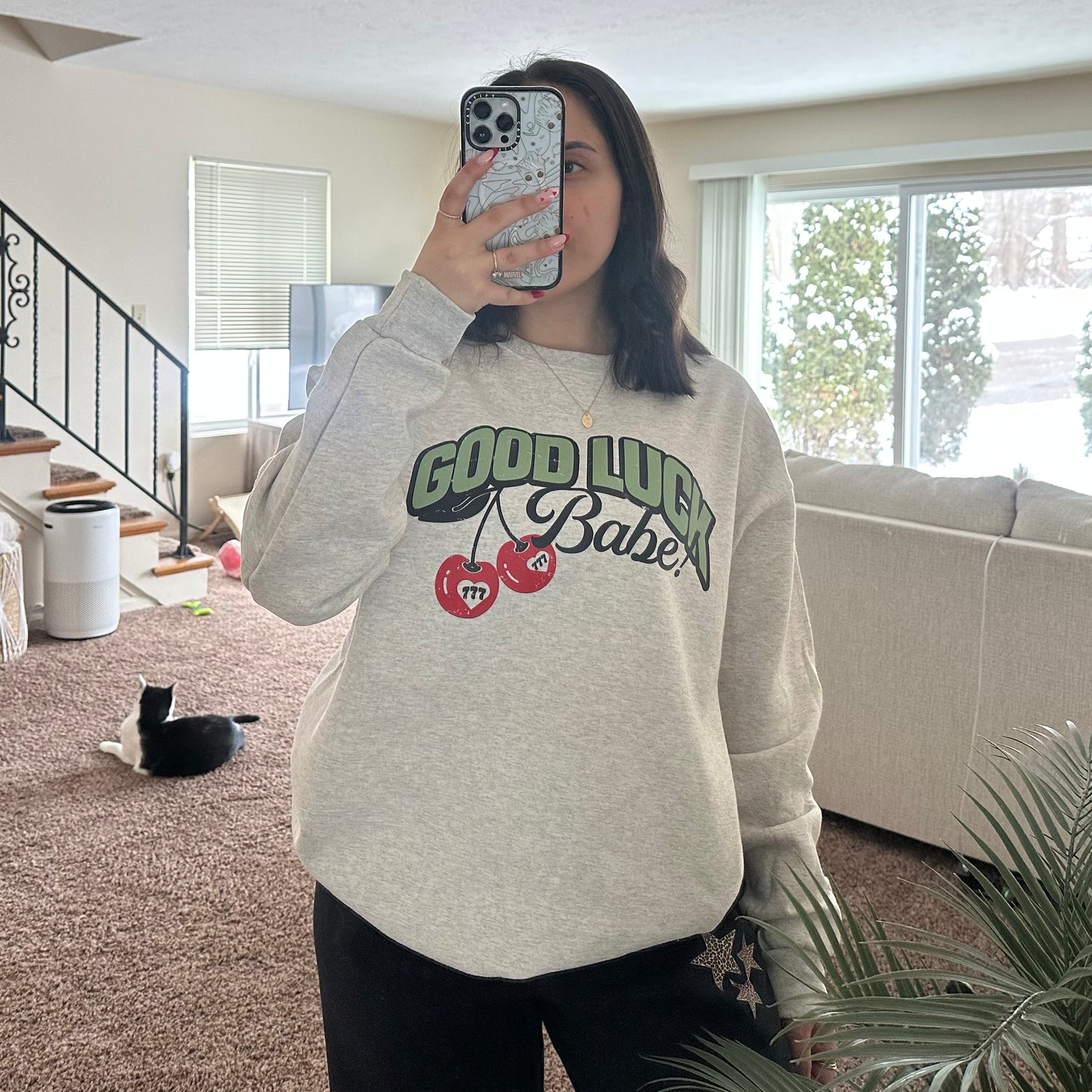 Good Luck Babe Sweatshirt