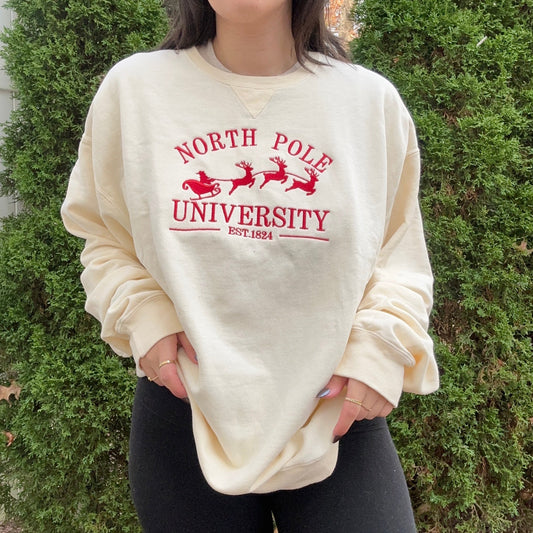 North Pole University Crewneck