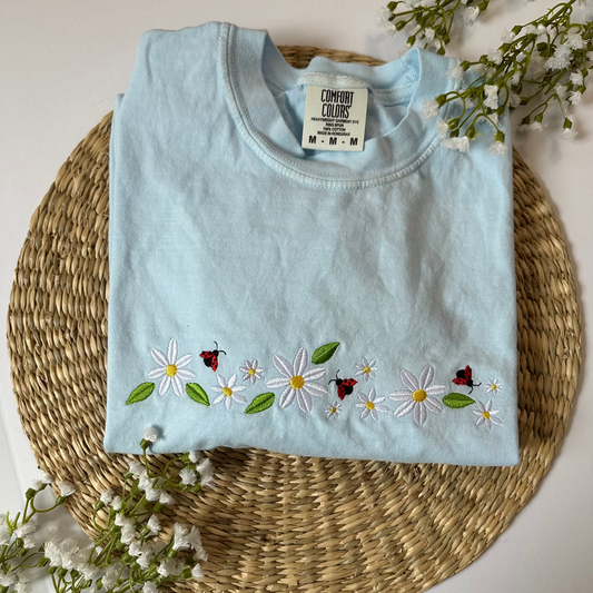 Floral Ladybug T-Shirt