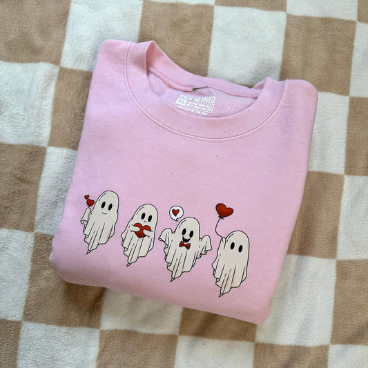 Valentines Ghosts Crewneck