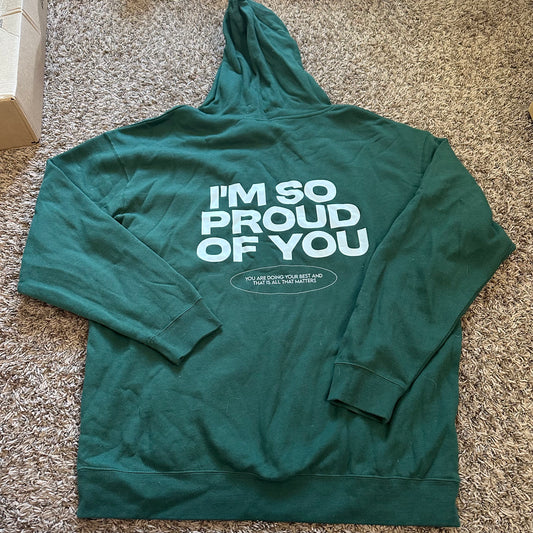 Proud Of You Hoodie - Size XL - No Flaws