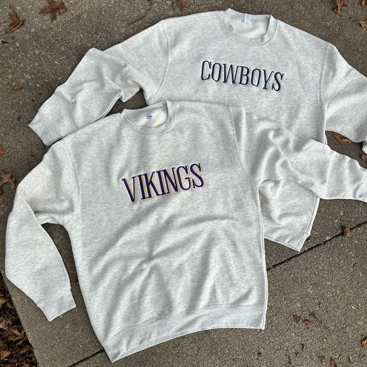 Embroidered Team Sweatshirt