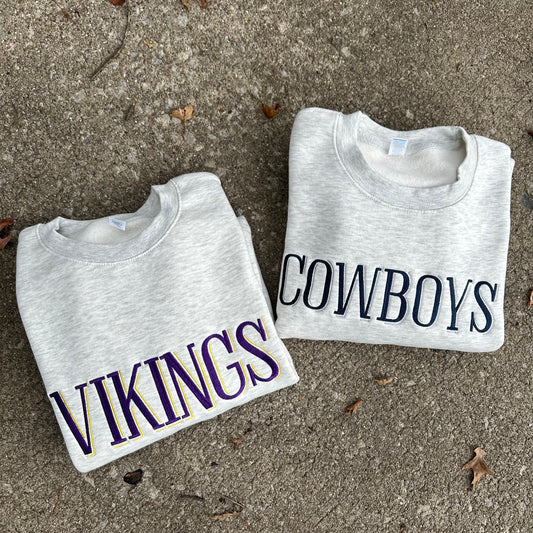 Embroidered Team Sweatshirt