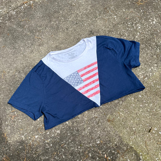 Flag Crop Top