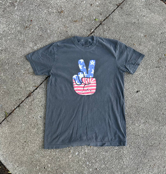 America Peace Sign T-Shirt