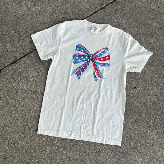 4th of July Bow T-Shirt