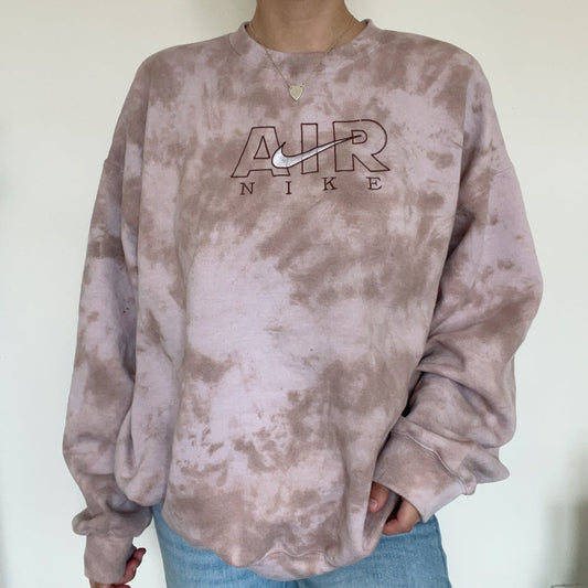 Brown Tie Dye Crewneck