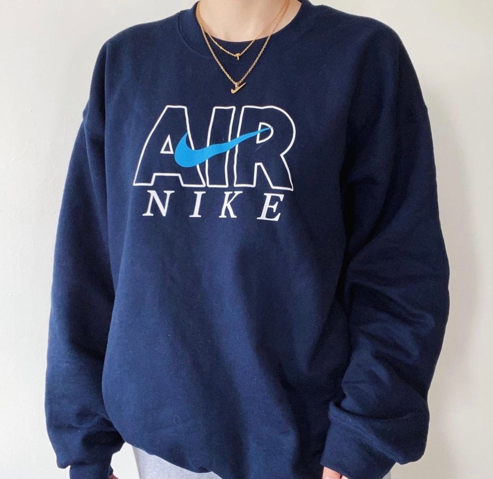 Navy Air Crewneck