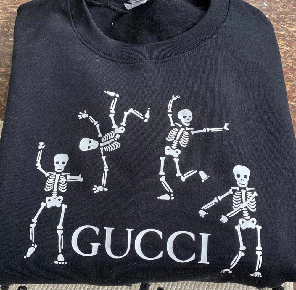 Designer Skeleton Crewneck