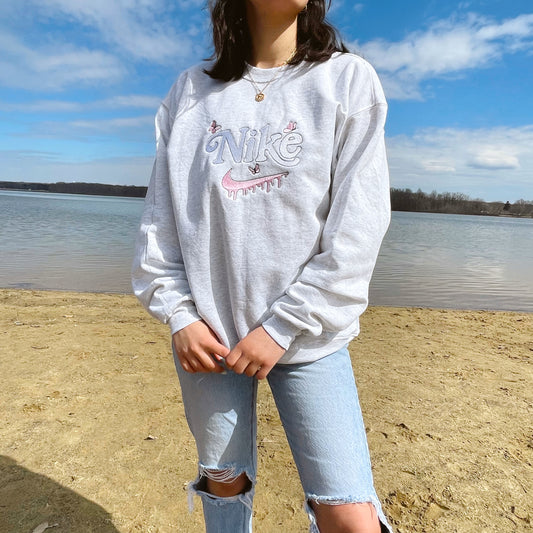 Butterfly Drip Crewneck