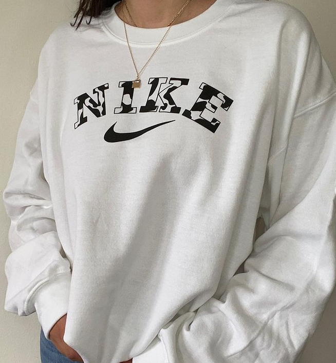 Cow Print Crewneck Rags Revived