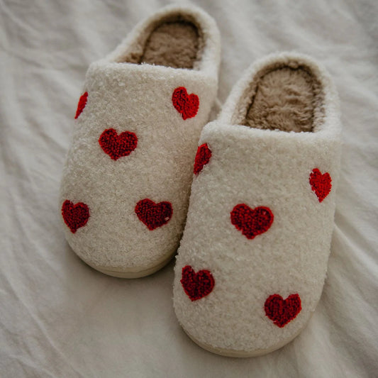 Multi Heart Slippers