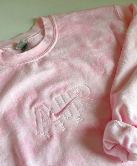 Pink Tie Dye Crewneck