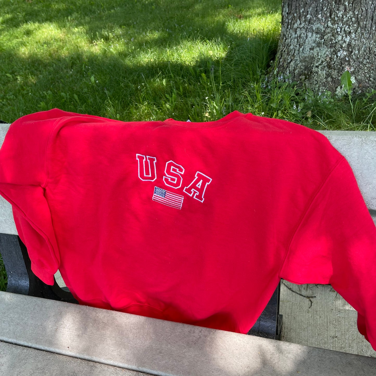 USA Embroidered Sweatshirt