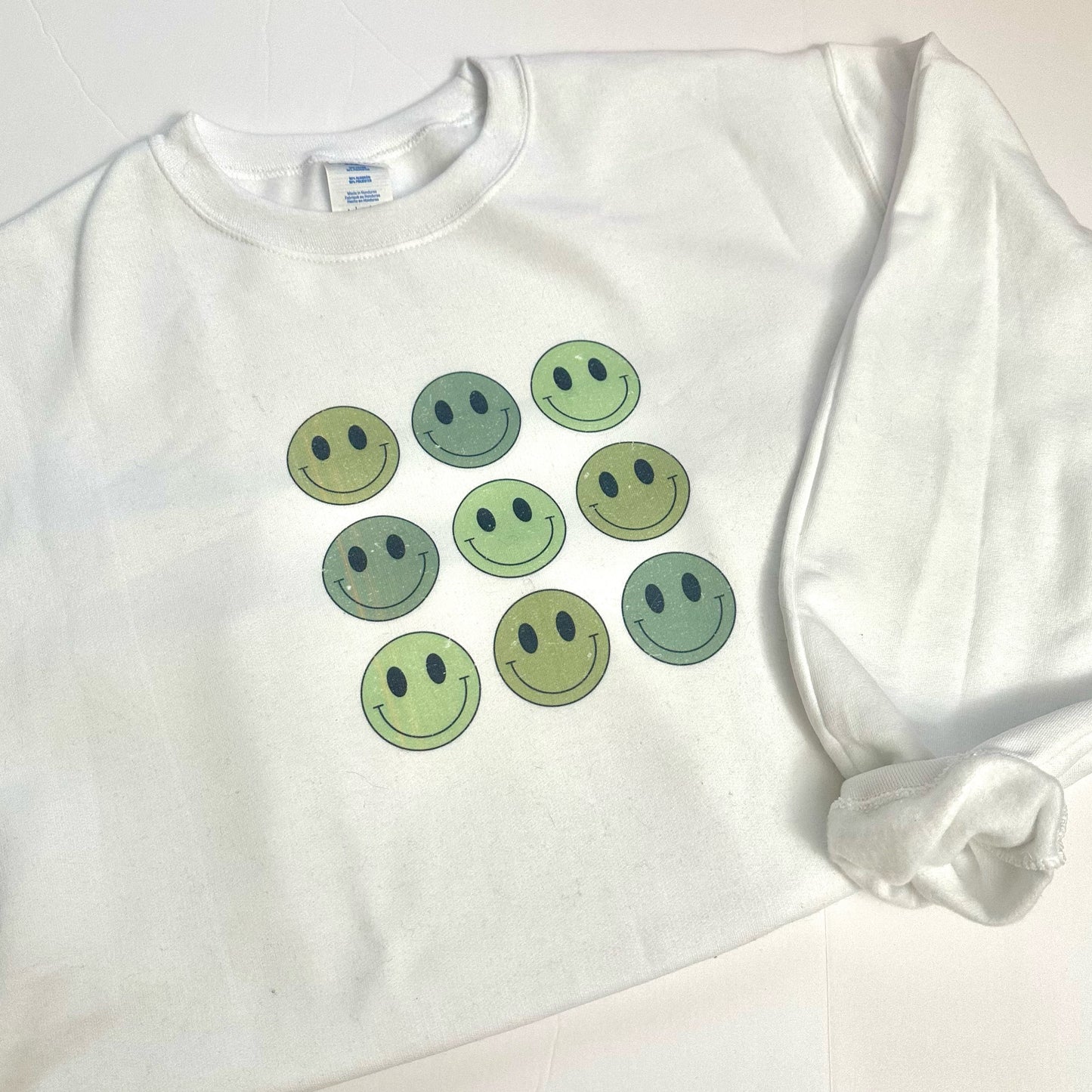 Green Smiles Crewneck