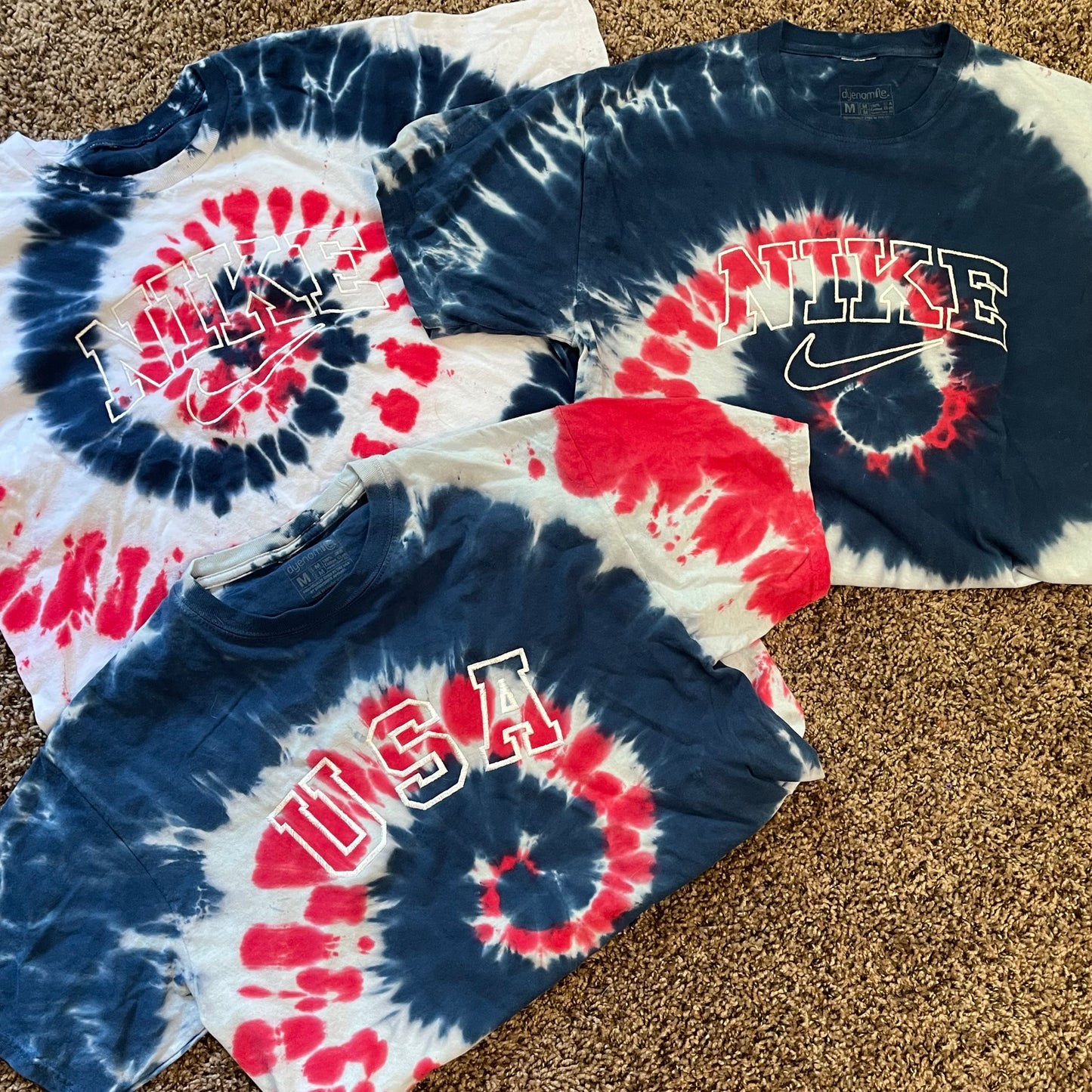 Tie Dye Spell Out T-Shirt