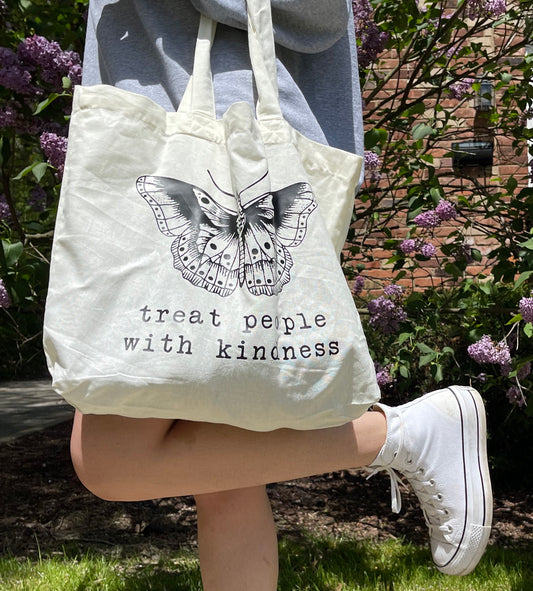 Treat People With Kindness Tote Bag
