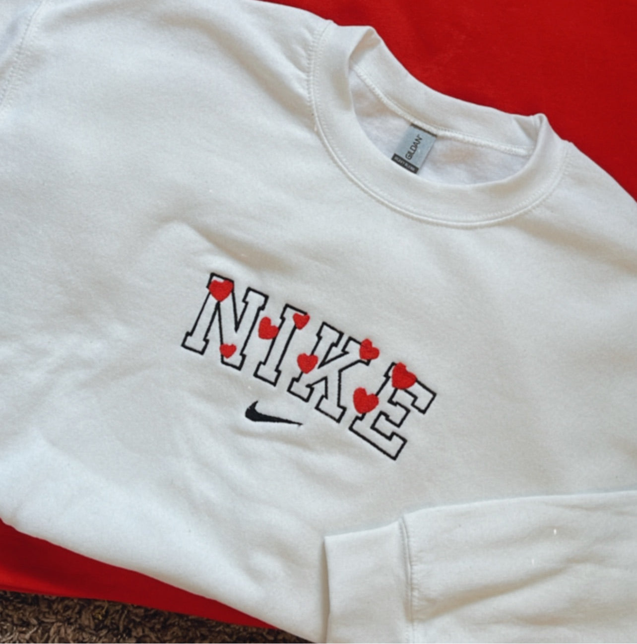 Red Hearts Crewneck