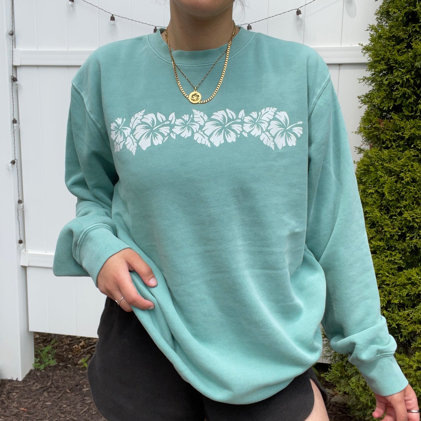 Hibiscus Crewneck