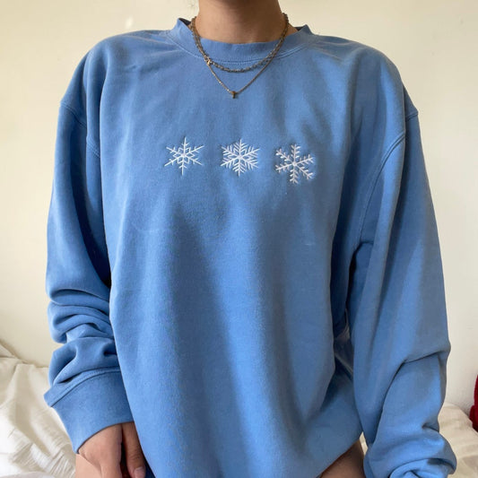Snowflakes Crewneck