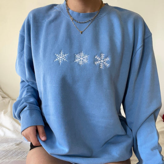 Snowflakes Crewneck