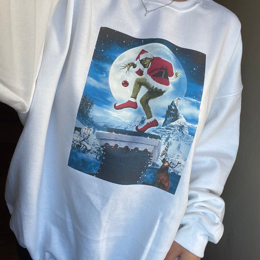 The Grinch Print Crewneck