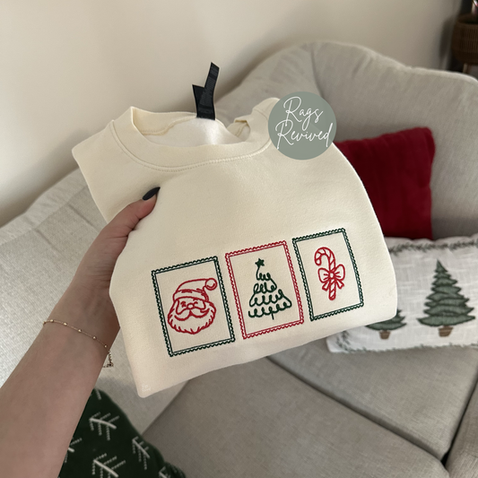 Christmas Stamps Sweatshirt