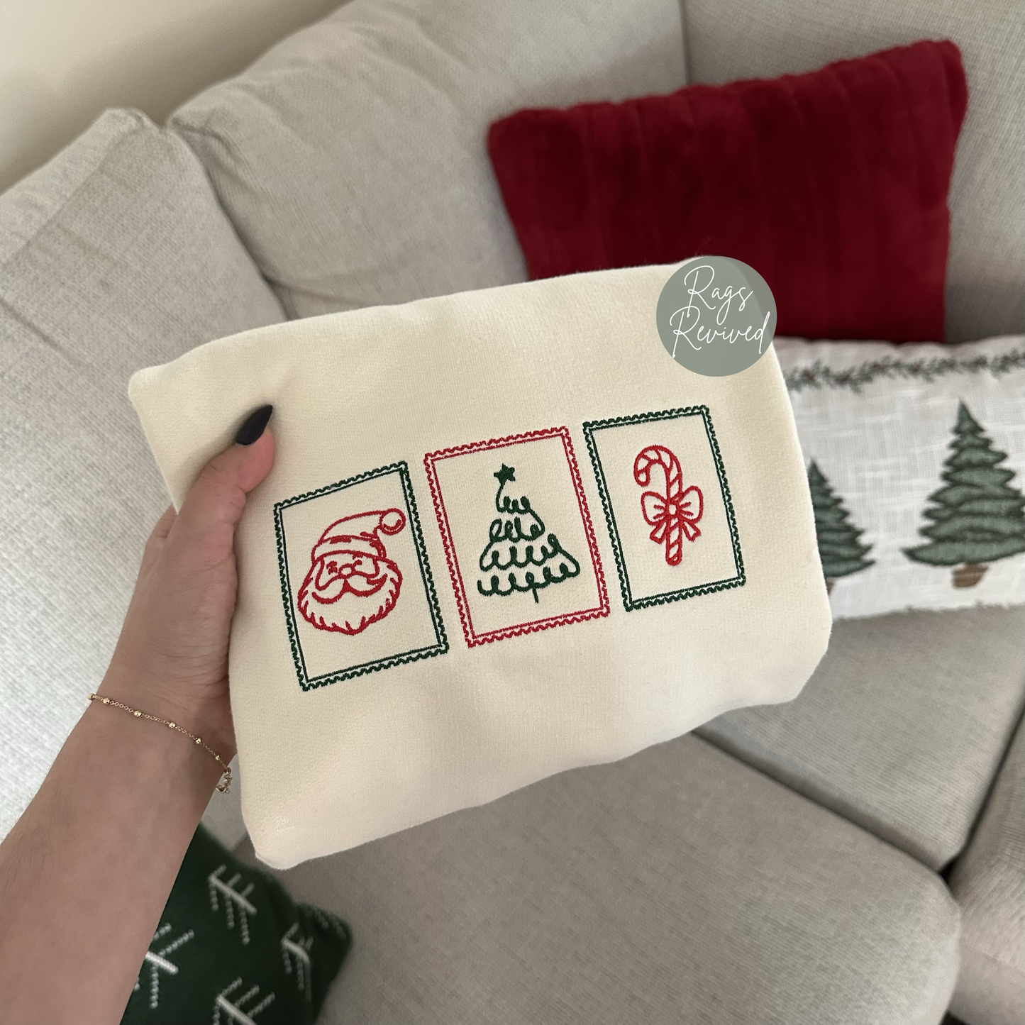 Christmas Stamps Sweatshirt