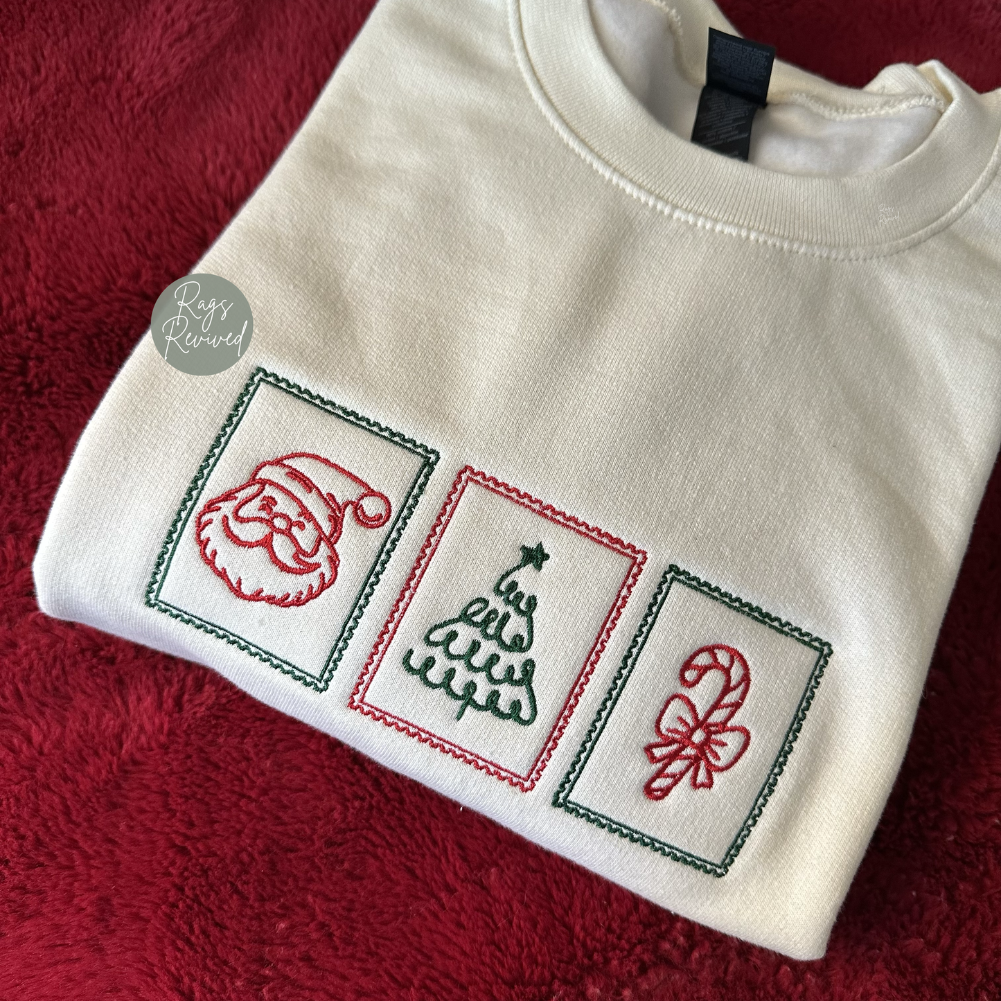 Christmas Stamps Sweatshirt