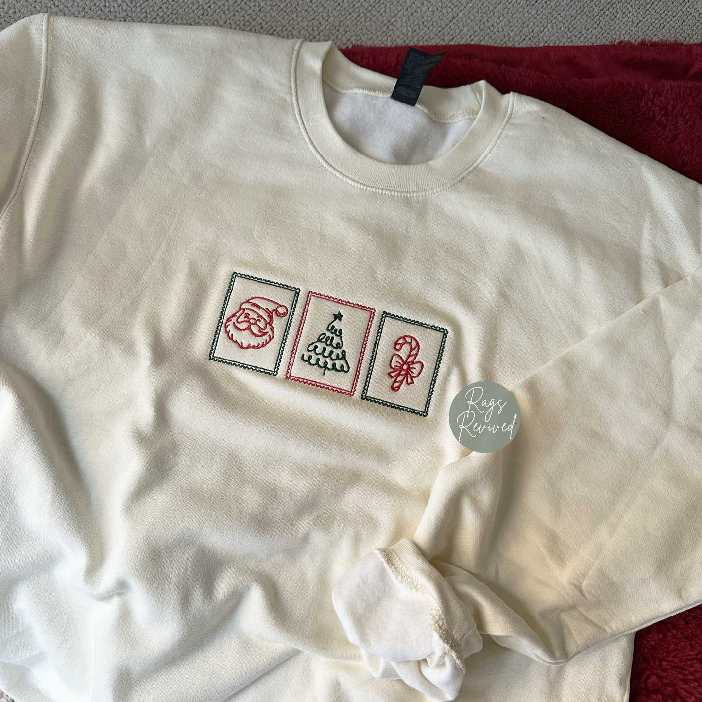 Christmas Stamps Sweatshirt