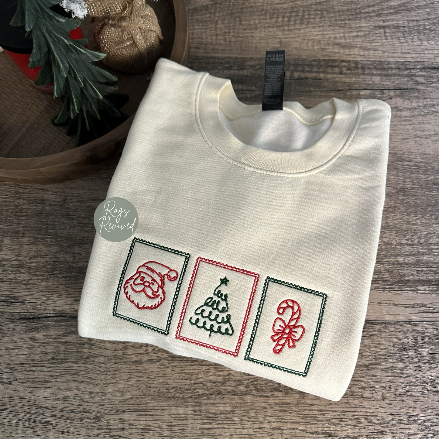 Christmas Stamps Sweatshirt