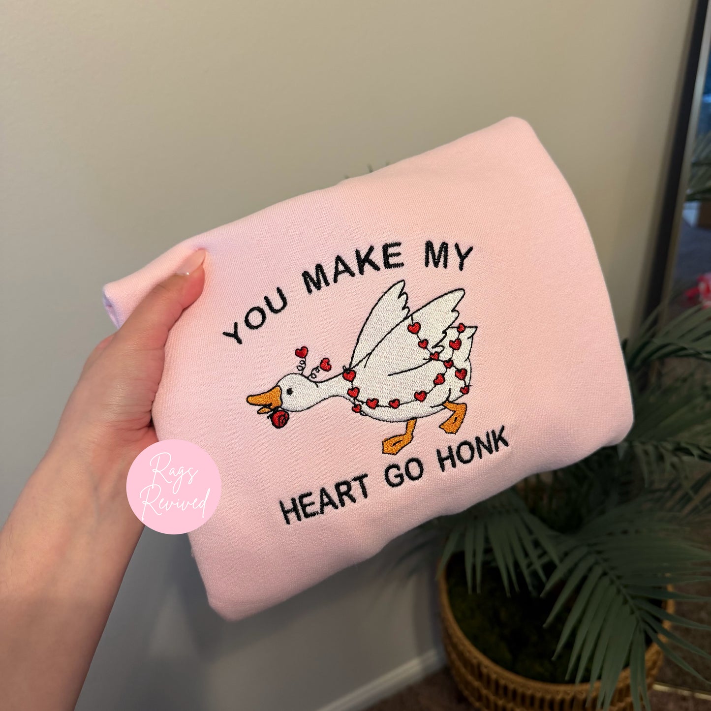 Valentine’s Day Goose Sweatshirt