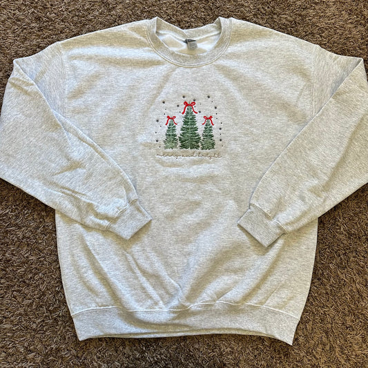 Merry & Bright Sweatshirt - L - Flawed