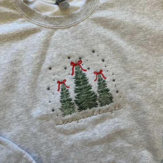 Merry & Bright Sweatshirt - L - Flawed