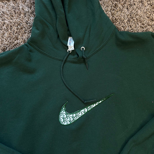 Designer Swoosh Hoodie - Size XL - No Flaws